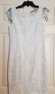Marc NY white lace dress